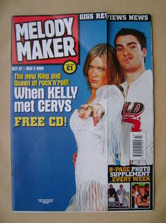<!--1999-10-27-->Melody Maker magazine - Cery Matthews and Kelly Jones cove