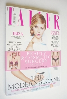 <!--2013-04-->Tatler magazine - April 2013 - Hermione Corfield cover