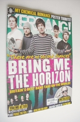 Kerrang magazine - Bring Me The Horizon cover (20 April 2013 - Issue 1462)