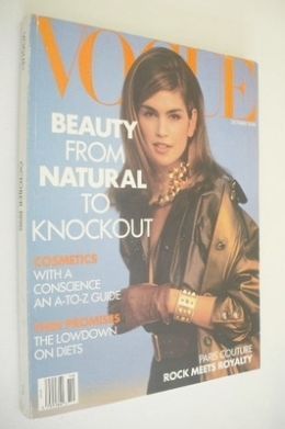 <!--1990-10-->US Vogue magazine - October 1990 - Cindy Crawford cover