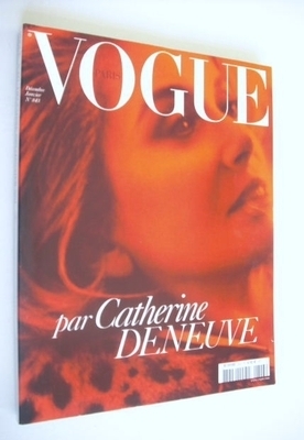 French Paris Vogue magazine - December 2003/January 2004 - Catherine Deneuve cover