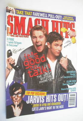 <!--1996-03-13-->Smash Hits magazine - Ronan Keating and Stephen Gately cov
