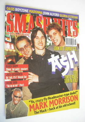 Smash Hits magazine - Ash cover (22 May - 4 June 1996)