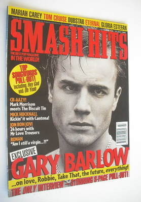 Smash Hits magazine - Gary Barlow cover (3-16 July 1996)
