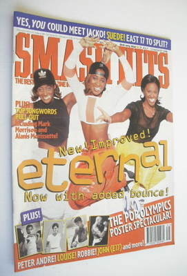 Smash Hits magazine - Eternal cover (31 July - 13 August 1996)