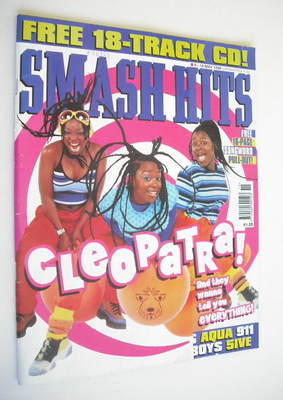 <!--1998-05-06-->Smash Hits magazine - Cleopatra cover (6-19 May 1998)