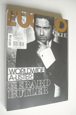 <!--2013-01-->L'Uomo Vogue magazine - January 2013 - Gerard Butler cover