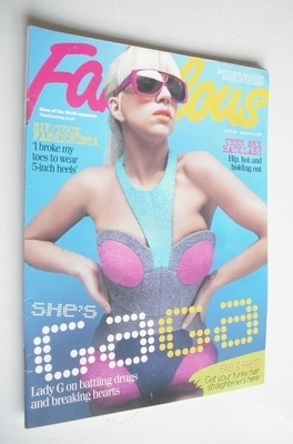 <!--2009-03-15-->Fabulous magazine - Lady GaGa cover (15 March 2009)