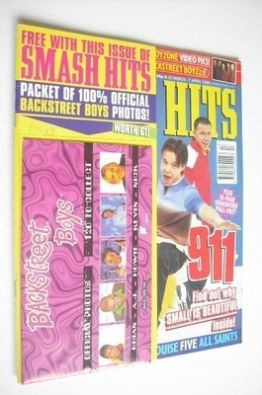 Smash Hits magazine - 911 cover (25 March - 7 April 1998)
