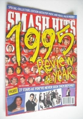 Smash Hits magazine - Review Of The Year cover (20 December 1995 - 2 January 1996)
