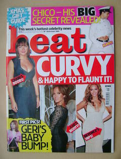 Heat magazine - Curvy & Happy To Flaunt It cover (10-16 December 2005 - Issue 351)