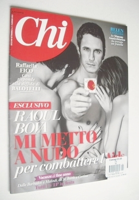 Chi magazine - Raoul Bova cover (2-9 January 2013)