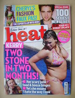 <!--2009-06-27-->Heat magazine - Kerry Katona cover (27 June-3 July 2009 - 
