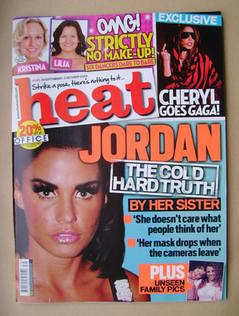 <!--2009-09-26-->Heat magazine - Jordan cover (26 September-2 October 2009 