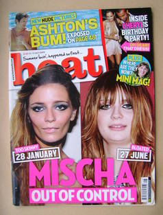 <!--2009-07-11-->Heat magazine - Mischa Barton cover (11-17 July 2009 - Iss
