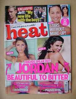 <!--2009-08-01-->Heat magazine - Jordan cover (1-7 August 2009 - Issue 537)