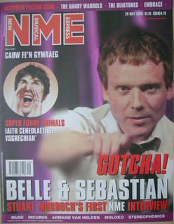 <!--2000-05-20-->NME magazine - Stuart Murdoch cover (20 May 2000)
