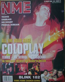 <!--2000-03-25-->NME magazine - Coldplay cover (25 March 2000)