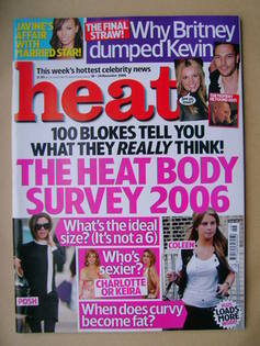 Heat magazine - Body Survey 2006 (18-24 November 2006 - Issue 399)