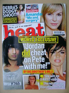 Heat magazine - Billi Bhatti / Jordan cover (30 May-5 June 2009 - Issue 528)