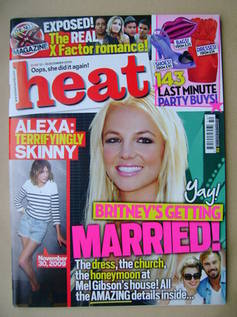 Heat magazine - Britney Spears cover (12-18 December 2009 - Issue 556)