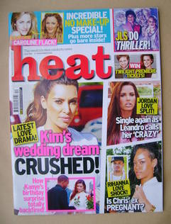 Heat magazine - Kim Kardashian cover (3-9 November 2012 - Issue 704)
