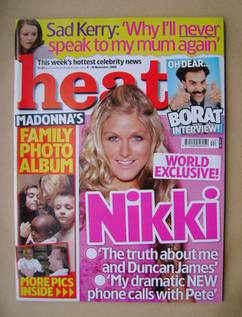<!--2006-11-04-->Heat magazine - Nikki Grahame cover (4-10 November 2006 - 