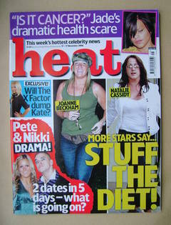 Heat magazine - Stuff The Diet cover (11-17 November 2006 - Issue 398)