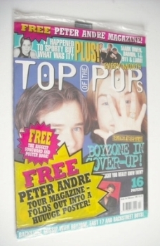 Top Of The Pops magazine - Stephen Gately and Ronan Keating cover (February 1997)
