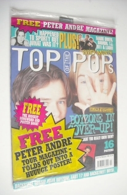 <!--1997-02-->Top Of The Pops magazine - Stephen Gately and Ronan Keating c