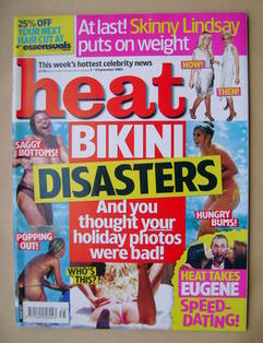 Heat magazine - Bikini Disasters cover (3-9 September 2005 - Issue 337)