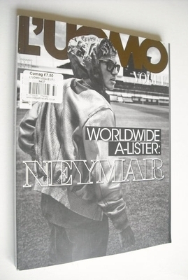 <!--2013-01-->L'Uomo Vogue magazine - January 2013 - Neymar cover