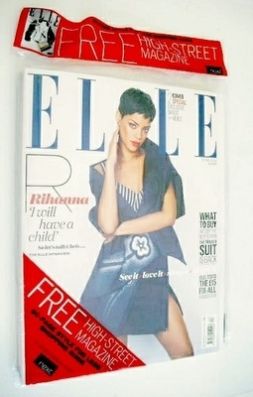 British Elle magazine - April 2013 - Rihanna cover (Cover 1 of 2)