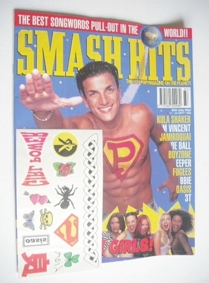 Smash Hits magazine - Peter Andre cover (11-24 September 1996)