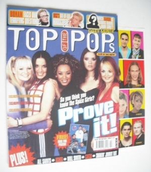 Top Of The Pops magazine - The Spice Girls cover (February 1998)