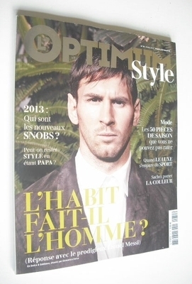 L'Optimum Style magazine - Lionel Messi cover (March 2013)