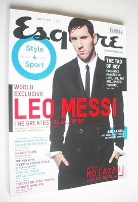 Esquire magazine - Leo Messi cover (March 2013)