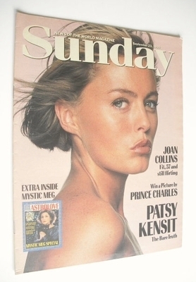 Sunday magazine - 23 September 1990 - Patsy Kensit cover