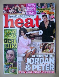 Heat magazine - Jordan and Peter Andre cover (2-8 December 2006 - Issue 401)