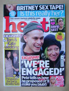 Heat magazine - Pete Bennett and Cherry cover (25 November-1 December 2006 - Issue 400)