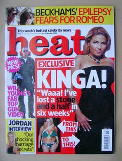 <!--2005-10-15-->Heat magazine - Kinga Karolczak cover (15-21 October 2005 