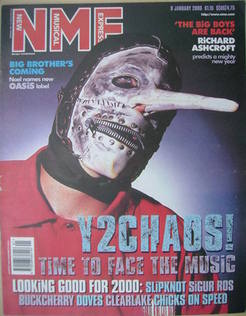 <!--2000-01-08-->NME magazine - Slipknot cover (8 January 2000)