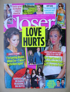 <!--2012-11-17-->Closer magazine - Cheryl Cole / Lauren Goodger cover (17-2
