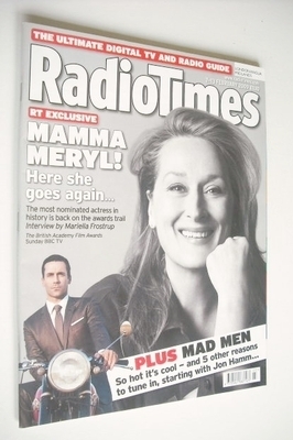 Radio Times magazine - Meryl Streep cover (7-13 February 2009)