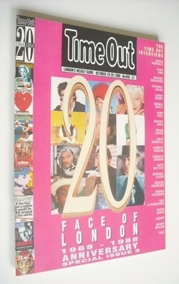 <!--1988-10-19-->Time Out magazine - Face Of London cover (19-26 October 19