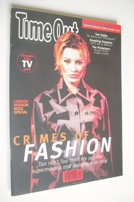 <!--1994-02-23-->Time Out magazine - Crimes Of Fashion cover (23 February -