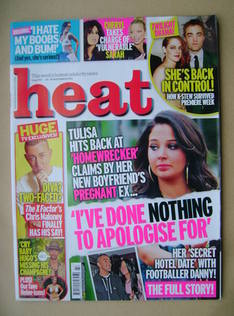 <!--2012-11-24-->Heat magazine - Tulisa cover (24-30 November 2012 - Issue 