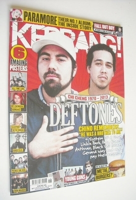 Kerrang magazine - Deftones cover (4 May 2013 - Issue 1464)