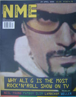 <!--2000-04-29-->NME magazine - Ali G cover (29 April 2000)