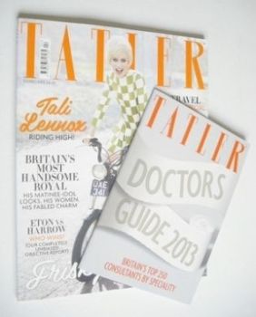 Tatler magazine - February 2013 - Tali Lennox cover